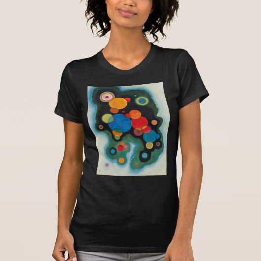 Kandinsky vertieft Impulse Abstraktes Öl auf Leinw T-Shirt (Vorderseite)