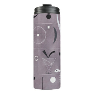 Kandinsky - Vier Teile, abstrakte Kunst, Thermosbecher