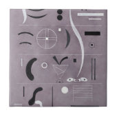 Kandinsky - vier Teile, Fliese (Vorderseite)