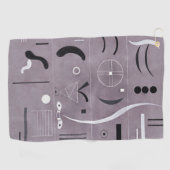 Kandinsky - vier Teile, Golfhandtuch (Horizontal)