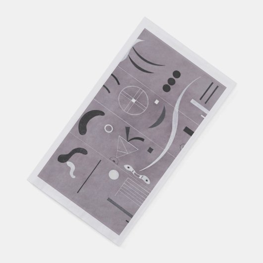 Kandinsky - Vier Teile, Papierhandtücher Serviette (Ecke)