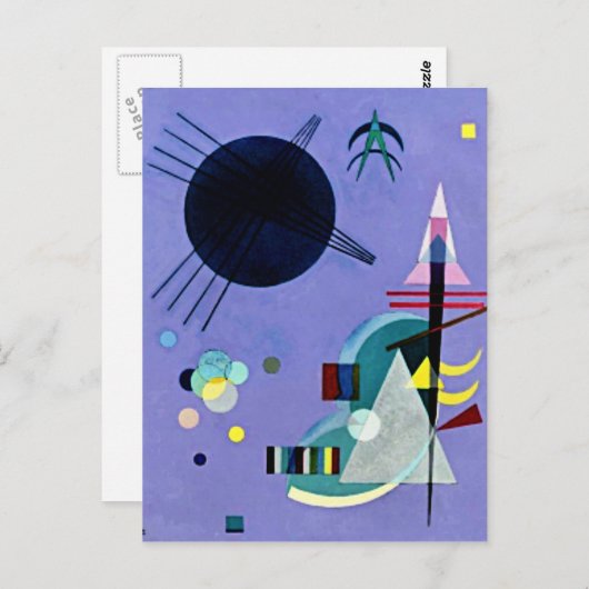 Kandinsky - Violet Green Postkarte (Vorne/Hinten)