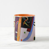 Kandinsky - Violet-Orange, beliebte Kunstwerke, Tasse (Zentrum)