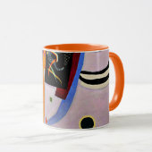Kandinsky - Violet-Orange, beliebte Kunstwerke, Tasse (VorderseiteRechts)
