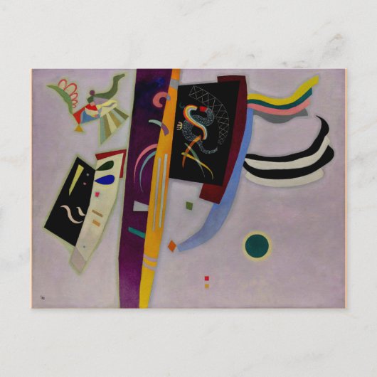 Kandinsky - Violet-Orange l Postkarte (Vorderseite)