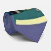 Kandinsky - Violetgrün Krawatte (Gerollt)