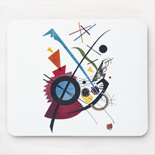 Kandinsky Violett Bauhaus-Mauspad Mousepad (Vorne)