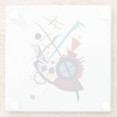 Kandinsky Violett Bauhaus Untersetzer (Rückseite)