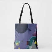 Kandinsky - Violett-Grün Tasche (Vorderseite)