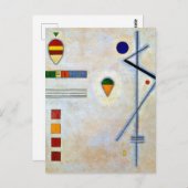 Kandinsky - Von-Zu, berühmtes Kunstwerk, Postkarte (Vorne/Hinten)