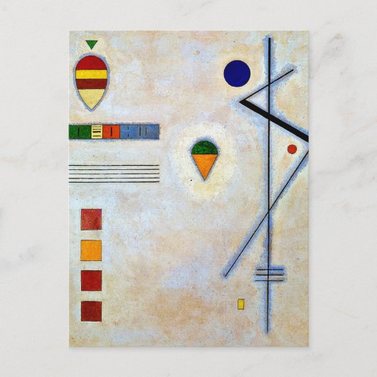 Kandinsky - Von-Zu, berühmtes Kunstwerk, Postkarte (Vorderseite)