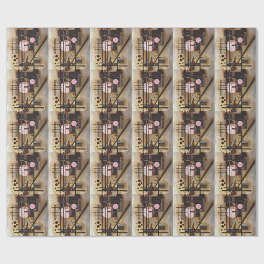 Kandinsky Weichbau Geschenkpapier (Flach)