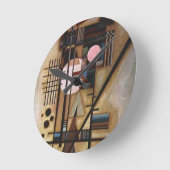 Kandinsky Weichbau Runde Wanduhr (Winkel)