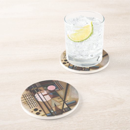 Kandinsky Weichbau Sandstein Untersetzer (Seite)