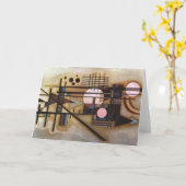 Kandinsky Weichbaugruß Karte (Gelbe Blume)