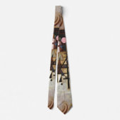 Kandinsky Weichzeichner Bau Abstrakte Kunst Krawatte (Rückseite)