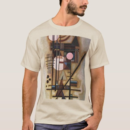 Kandinsky Weichzeichner Bau Abstrakte Kunst T-Shirt (Vorderseite)