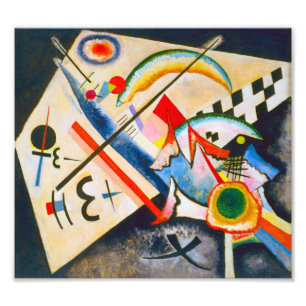 Kandinsky Weiß-Kreuz Fotodruck