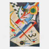 Kandinsky Weiß-Kreuz Küchentuch (Vertikal)