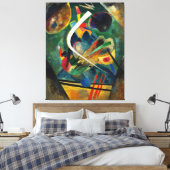 KANDINSKY - WEISSE LINIE - WEISSSTROKE - 1920 - LEINWANDDRUCK (Insitu (Schlafzimmer))