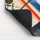 Kandinsky weiße Quermausunterlage Mousepad (Ecke)