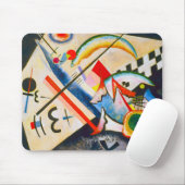 Kandinsky weiße Quermausunterlage Mousepad (Mit Mouse)