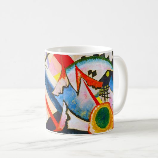 Kandinsky weiße QuerTasse Kaffeetasse (VorderseiteRechts)