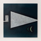 Kandinsky - Weiße Scharfe Puzzle (Horizontal)