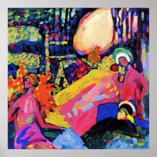 Kandinsky - Weißer Sound Poster (Vorne)