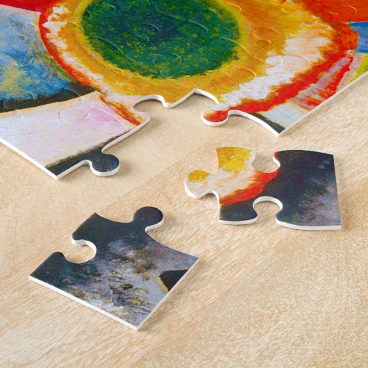 Kandinsky weißes Querpuzzlespiel Puzzle (Seite)