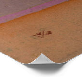 Kandinsky - Weit weg, abstrakte Malerei Poster (Ecke)