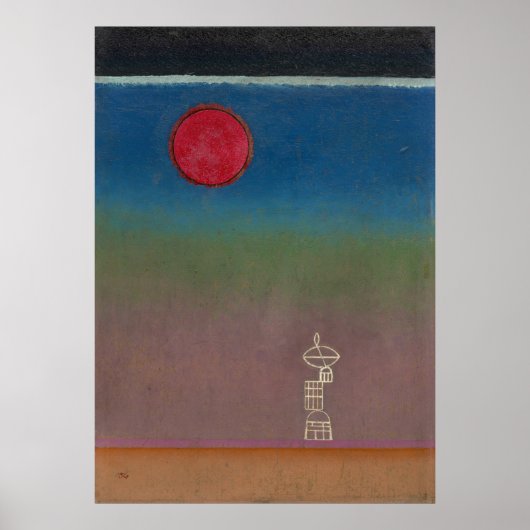 Kandinsky - Weit weg, abstrakte Malerei Poster (Vorne)