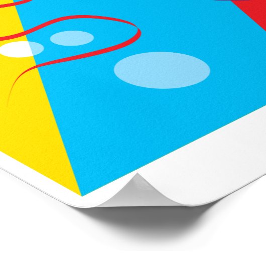 Kandinsky-Welpenposter Poster (Ecke)