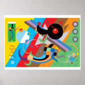 Kandinsky-Welpenposter Poster (Vorne)
