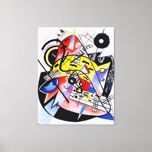 KANDINSKY - WHITE DOT - 1923 - Bauhaus - Leinwanddruck (Vorderseite)