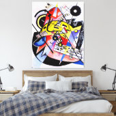 KANDINSKY - WHITE DOT - 1923 - Bauhaus - Leinwanddruck (Insitu (Schlafzimmer))