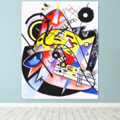 KANDINSKY - WHITE DOT - 1923 - Bauhaus - Leinwanddruck (Insitu (Holzboden))