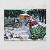 Kandinsky - Winter (Skater) Postkarte (Vorderseite)