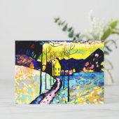 Kandinsky - Winterlandschaft Karte (Stehend Vorderseite)