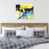Kandinsky - Winterlandschaft Leinwanddruck (Insitu (Schlafzimmer))