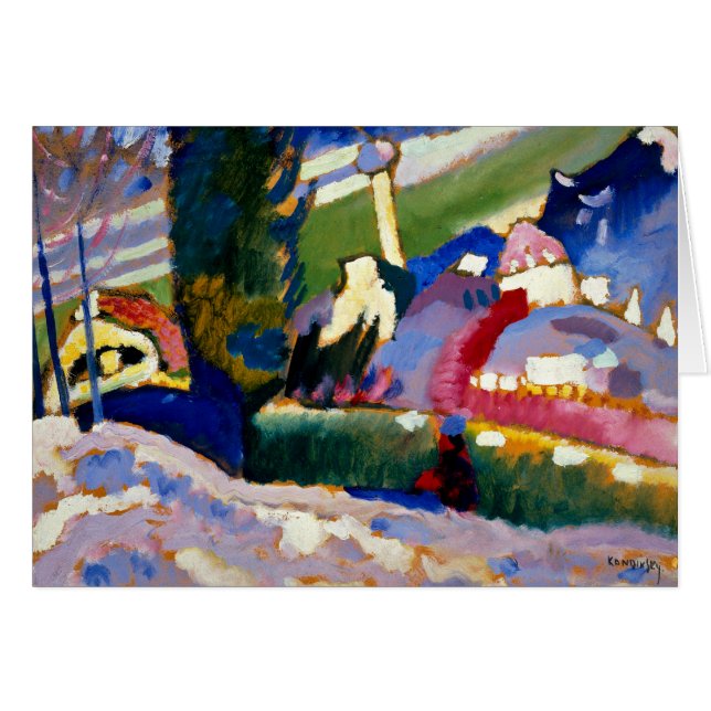 Kandinsky - Winterlandschaft mit Kirche (Vorderseite (Horizontal))