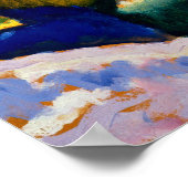 Kandinsky - Winterlandschaft mit Kirche Poster (Ecke)