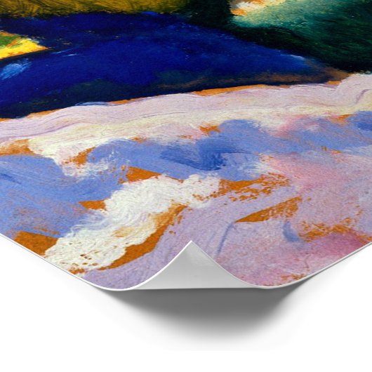 Kandinsky - Winterlandschaft mit Kirche Poster (Ecke)