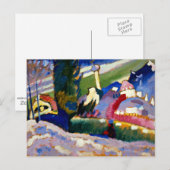 Kandinsky - Winterlandschaft mit Kirche Postkarte (Vorne/Hinten)