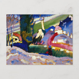 Kandinsky - Winterlandschaft mit Kirche Postkarte