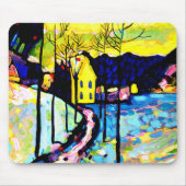 Kandinsky - Winterlandschaft Mousepad (Vorne)