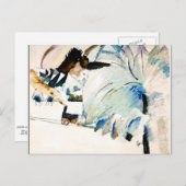 Kandinsky - Winterlandschaft Postkarte (Vorne/Hinten)