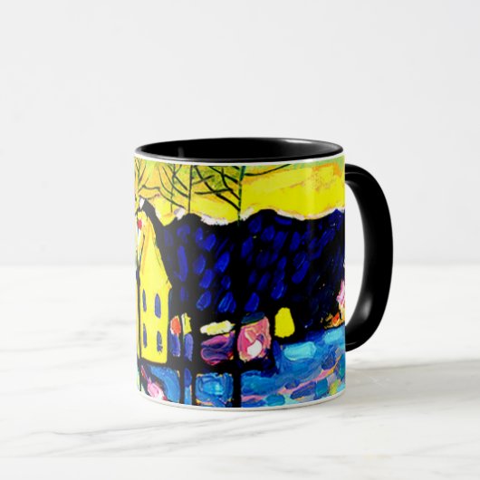 Kandinsky - Winterlandschaft Tasse (VorderseiteRechts)