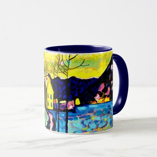 Kandinsky - Winterlandschaft Tasse (VorderseiteRechts)