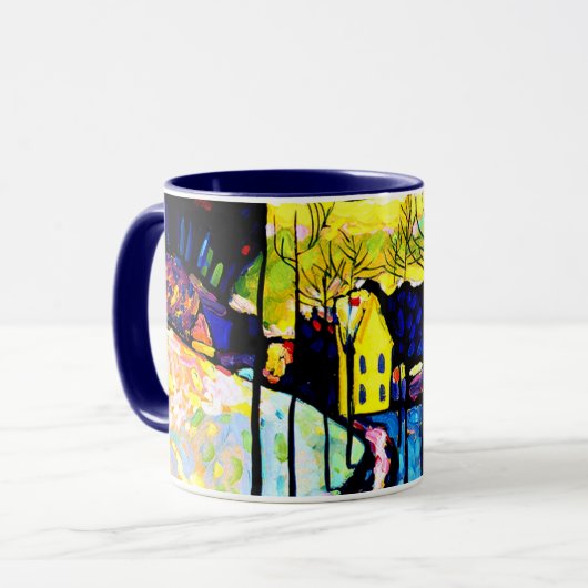 Kandinsky - Winterlandschaft Tasse (Vorderseite Links)
